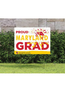 Maryland Terrapins KH Sports Fan 18x24 Proud Grad Team Logo Yard Sign - Red
