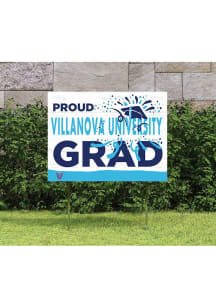 Villanova Wildcats KH Sports Fan 18x24 Proud Grad Team Logo Yard Sign - Blue