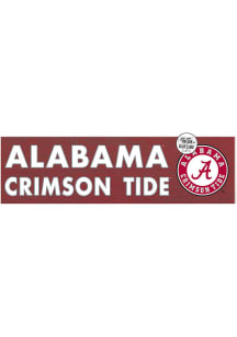 KH Sports Fan Alabama Crimson Tide 35x10 Indoor Outdoor Colored Logo Sign - Red