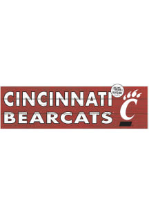KH Sports Fan Cincinnati Bearcats 35x10 Indoor Outdoor Colored Logo Sign - Red
