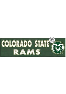 KH Sports Fan Colorado State Rams 35x10 Indoor Outdoor Colored Logo Sign - Green