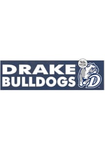 KH Sports Fan Drake Bulldogs 35x10 Indoor Outdoor Colored Logo Sign - Blue