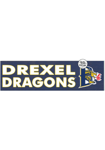 KH Sports Fan Drexel Dragons 35x10 Indoor Outdoor Colored Logo Sign - Navy Blue