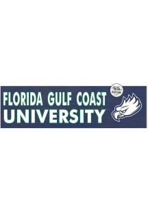 KH Sports Fan Florida Gulf Coast Eagles 35x10 Indoor Outdoor Colored Logo Sign - Green