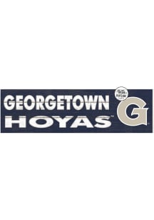 KH Sports Fan Georgetown Hoyas 35x10 Indoor Outdoor Colored Logo Sign - Blue