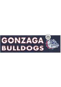 KH Sports Fan Gonzaga Bulldogs 35x10 Indoor Outdoor Colored Logo Sign - Blue