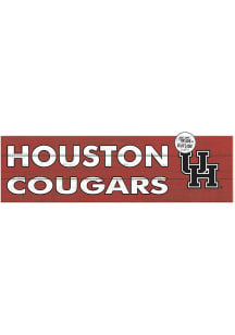 KH Sports Fan Houston Cougars 35x10 Indoor Outdoor Colored Logo Sign - Red