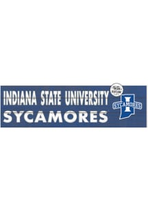 KH Sports Fan Indiana State Sycamores 35x10 Indoor Outdoor Colored Logo Sign - Blue