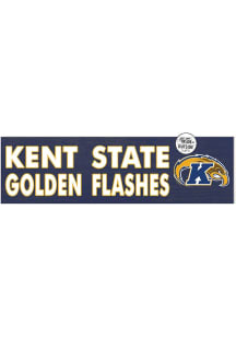 KH Sports Fan Kent State Golden Flashes 35x10 Indoor Outdoor Colored Logo Sign - Navy Blue