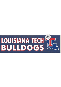 KH Sports Fan Louisiana Tech Bulldogs 35x10 Indoor Outdoor Colored Logo Sign - Red