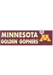 KH Sports Fan Minnesota Golden Gophers 35x10 Indoor Outdoor Colored Logo Sign - Maroon