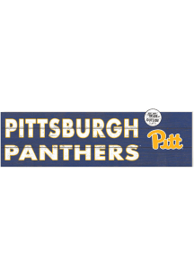 KH Sports Fan Pitt Panthers 35x10 Indoor Outdoor Colored Logo Sign - Gold