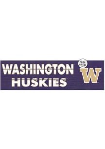 KH Sports Fan Washington Huskies 35x10 Indoor Outdoor Colored Logo Sign - Purple
