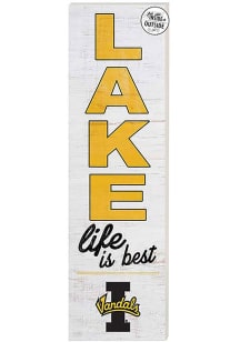 KH Sports Fan Idaho Vandals 35x10 Lake Life is Best Indoor Outdoor Sign - Silver