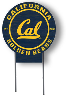 Cal Golden Bears KH Sports Fan 20x20 Color Logo Circle Yard Sign - Blue