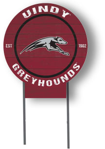 Indianapolis Greyhounds KH Sports Fan 20x20 Color Logo Circle Yard Sign - Red