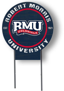 Robert Morris Colonials KH Sports Fan 20x20 Color Logo Circle Yard Sign - Red