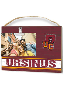 Ursinus Bears Clip It Colored Logo Photo Picture Frame - Red