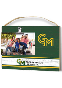 George Mason University Clip It Colored Logo Photo Picture Frame - Green