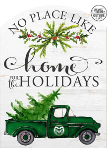 KH Sports Fan Colorado State Rams 16x22 Home for Holidays Marquee Sign - White