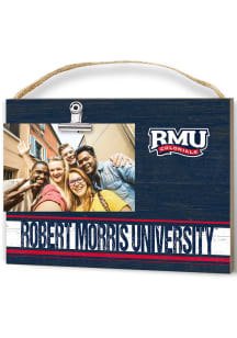 Robert Morris Colonials Clip It Colored Logo Photo Picture Frame - Red