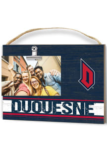 Duquesne Dukes Clip It Colored Logo Photo Picture Frame - Red