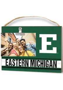 Eastern Michigan Eagles Clip It Colored Logo Photo Picture Frame - Green