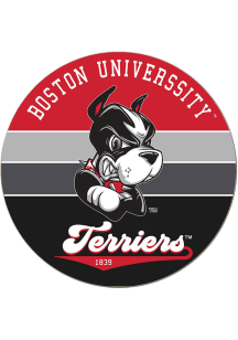 KH Sports Fan Boston Terriers 20x20 Retro Multi Color Circle Sign - Red