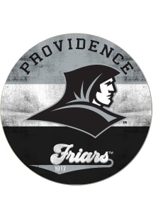 KH Sports Fan Providence Friars 20x20 Retro Multi Color Circle Sign - Black