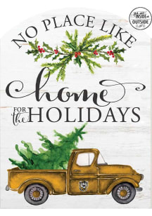 KH Sports Fan Fort Hays State Tigers 16x22 Home for Holidays Marquee Sign - White