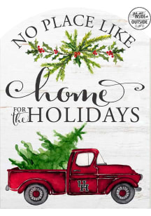 KH Sports Fan Houston Cougars 16x22 Home for Holidays Marquee Sign - White