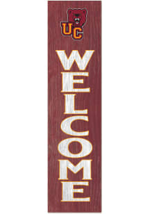 KH Sports Fan Ursinus Bears 11x46 Welcome Leaning Sign - Red