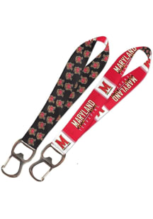 Maryland Terrapins Bottle Opener Keystrap Lanyard - Red