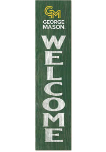 KH Sports Fan George Mason University 11x46 Welcome Leaning Sign - Green