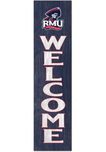 KH Sports Fan Robert Morris Colonials 11x46 Welcome Leaning Sign - Red