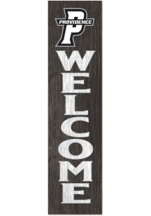 KH Sports Fan Providence Friars 11x46 Welcome Leaning Sign - Black