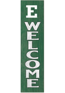 KH Sports Fan Eastern Michigan Eagles 11x46 Welcome Leaning Sign - Green