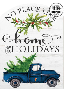 KH Sports Fan Cal State Fullerton Titans 16x22 Home for Holidays Marquee Sign - White