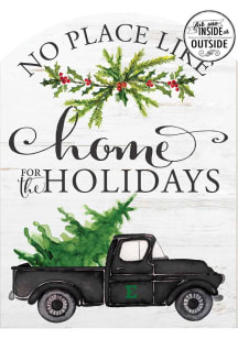 KH Sports Fan Eastern Michigan Eagles 16x22 Home for Holidays Marquee Sign - White