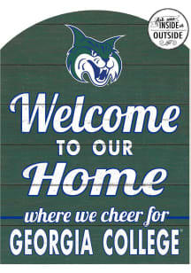 KH Sports Fan Georgia College Bobcats 16x22 Indoor Outdoor Marquee Sign - Blue