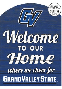 KH Sports Fan Grand Valley State Lakers 16x22 Indoor Outdoor Marquee Sign - Blue