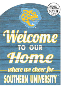 KH Sports Fan Southern University Jaguars 16x22 Indoor Outdoor Marquee Sign - Blue
