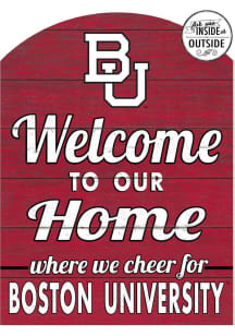 KH Sports Fan Boston Terriers 16x22 Indoor Outdoor Marquee Sign - Red
