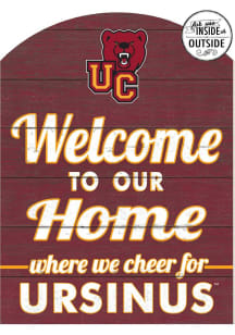 KH Sports Fan Ursinus Bears 16x22 Indoor Outdoor Marquee Sign - Red