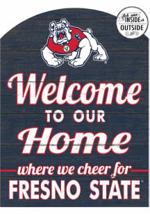 KH Sports Fan Fresno State Bulldogs 16x22 Indoor Outdoor Marquee Sign - Red