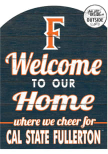 KH Sports Fan Cal State Fullerton Titans 16x22 Indoor Outdoor Marquee Sign - Navy Blue