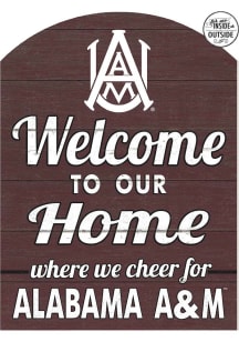 KH Sports Fan Alabama A&M Bulldogs 16x22 Indoor Outdoor Marquee Sign - Red