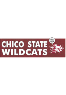 KH Sports Fan CSU Chico Wildcats 35x10 Indoor Outdoor Colored Logo Sign - Red