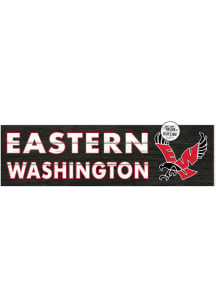 KH Sports Fan Eastern Washington Eagles 35x10 Indoor Outdoor Colored Logo Sign - Red