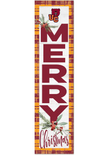 KH Sports Fan Ursinus Bears 11x46 Merry Christmas Leaning Sign - Red